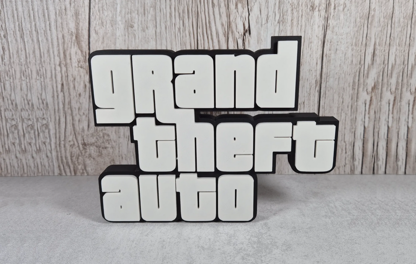 Grand Theft Auto Logo Stand