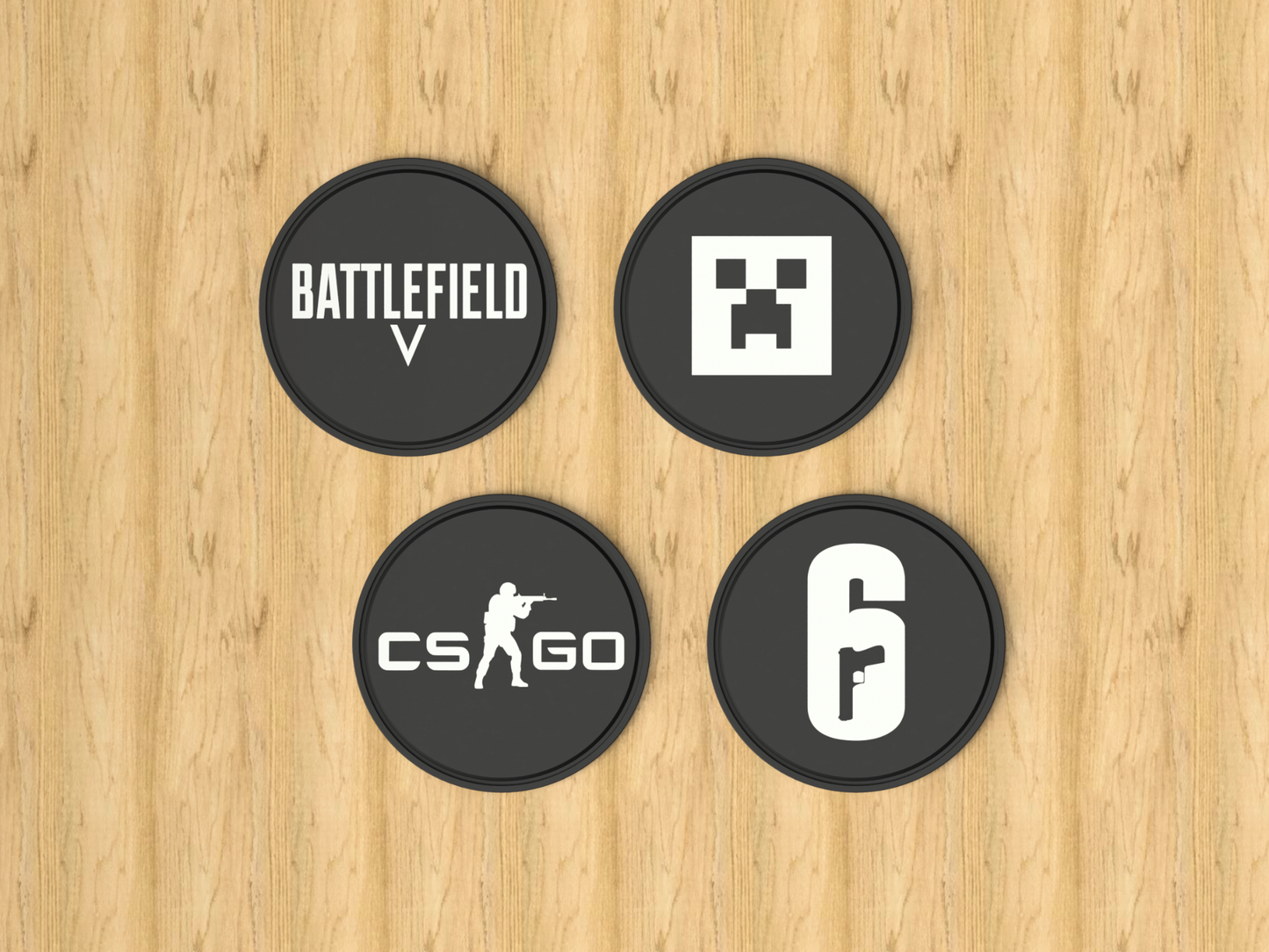 Gaming Set Coaster