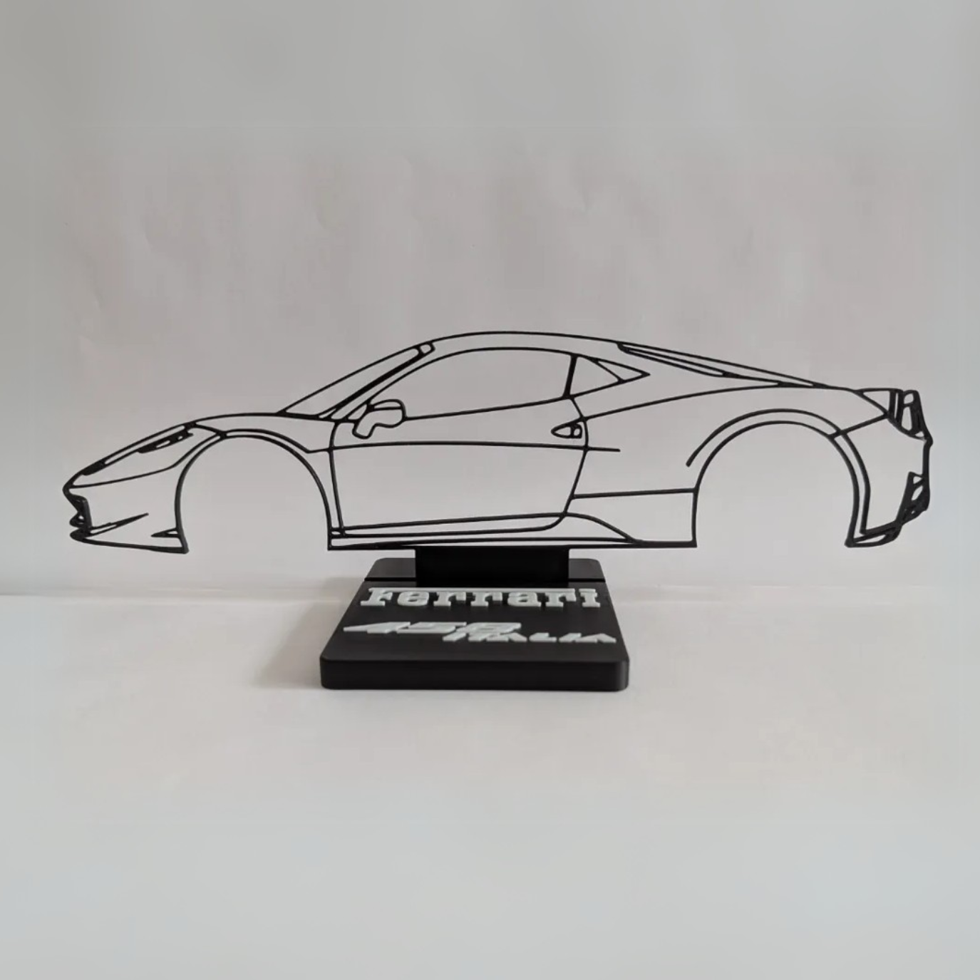 Ferrari 458 Italia silhouette