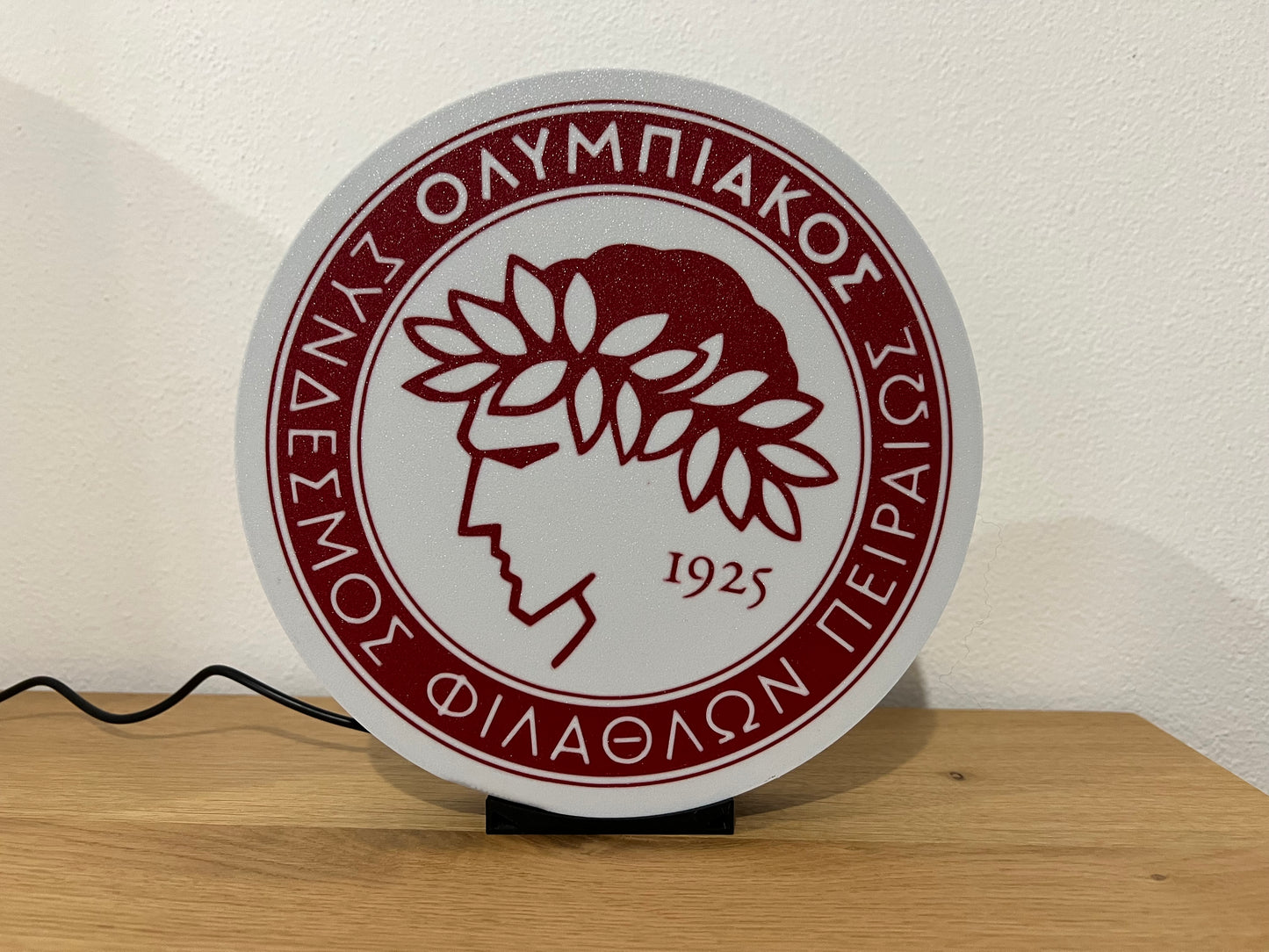 Easter Candle Olympiacos Logo
