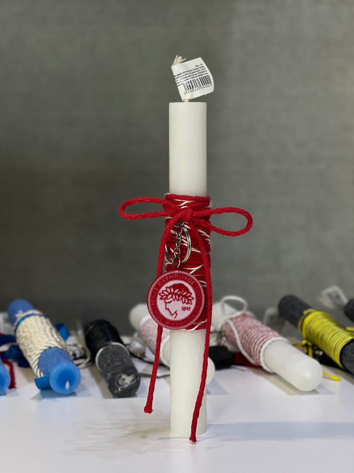 Easter Candle Olympiacos Logo