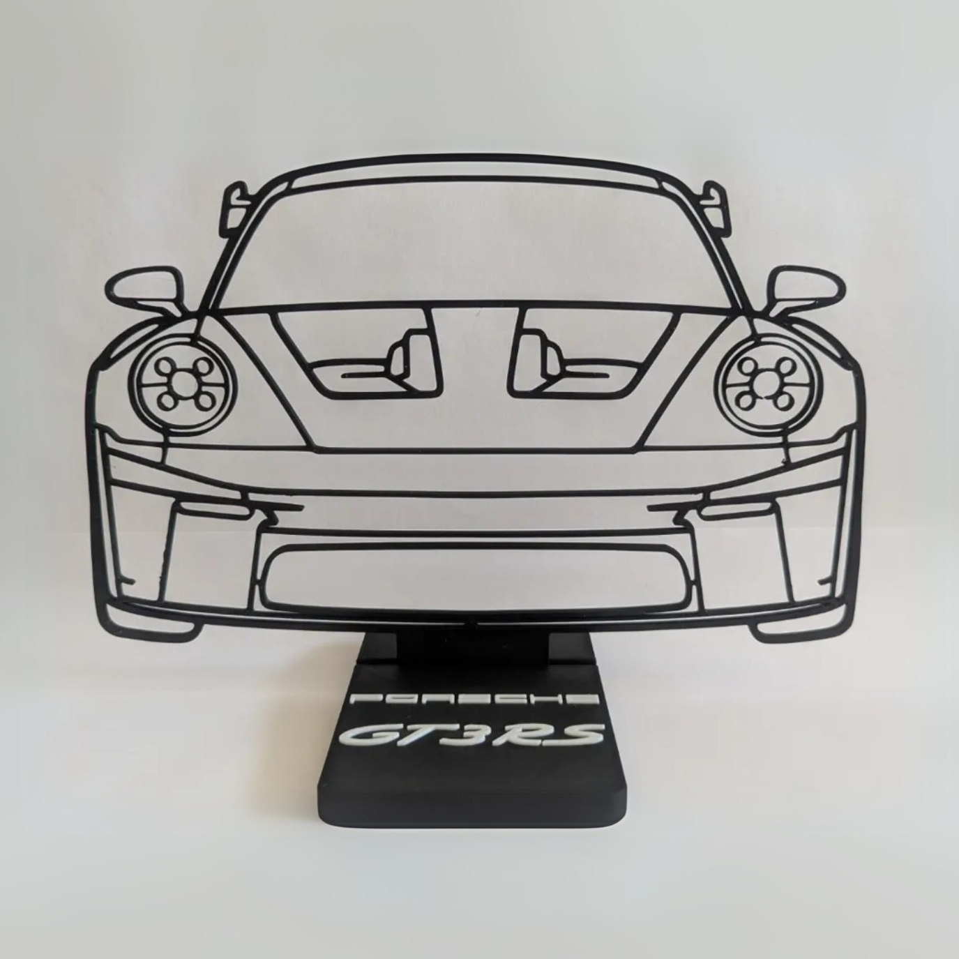 Porsche 911 GT3 RS front silhouette
