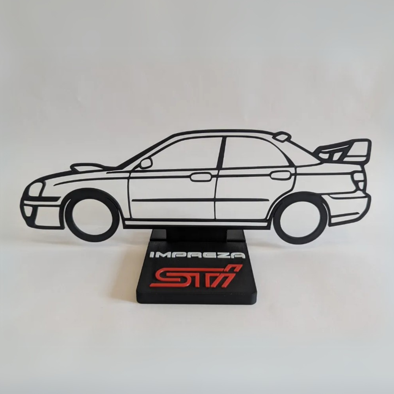 Subaru Impreza WRX STI silhouette