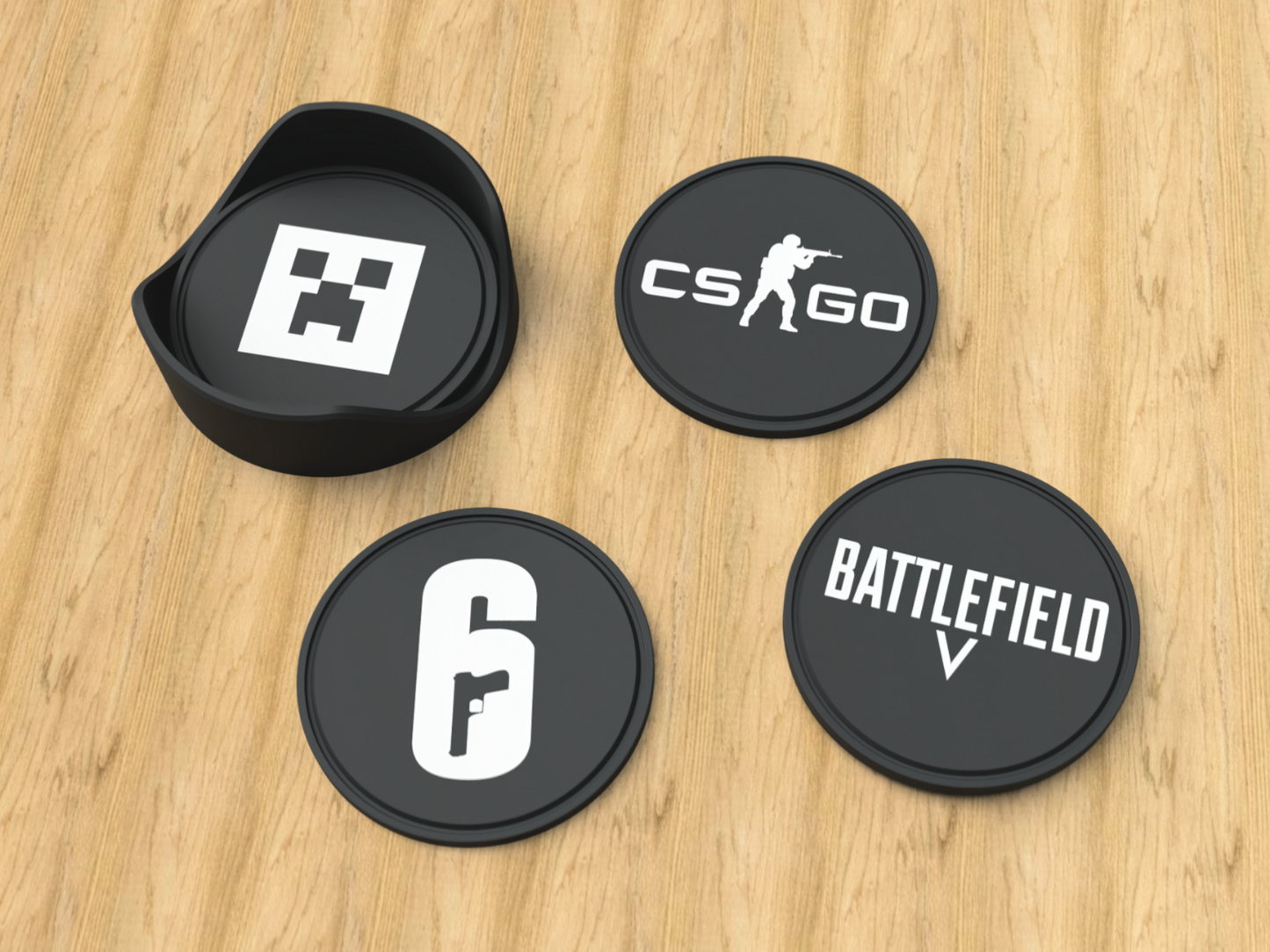 Gaming Set Coaster