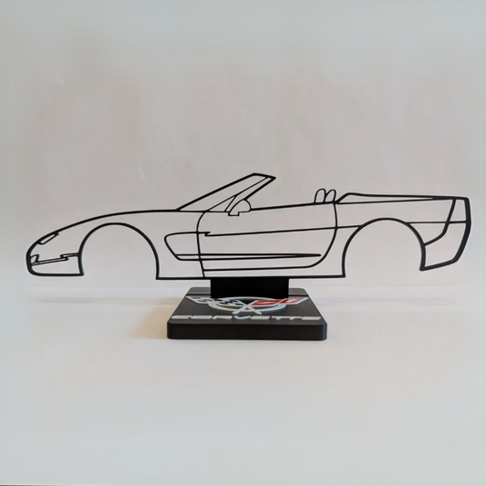 Chevrolet Corvette Convertible silhouette