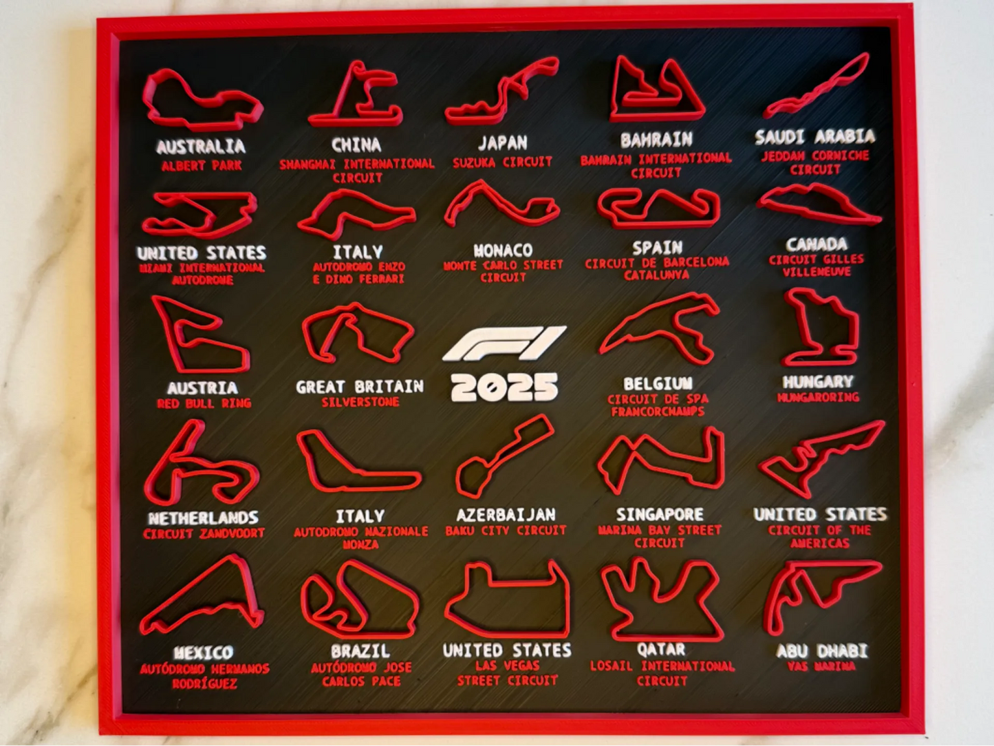 Formula 1 2025 Calendar