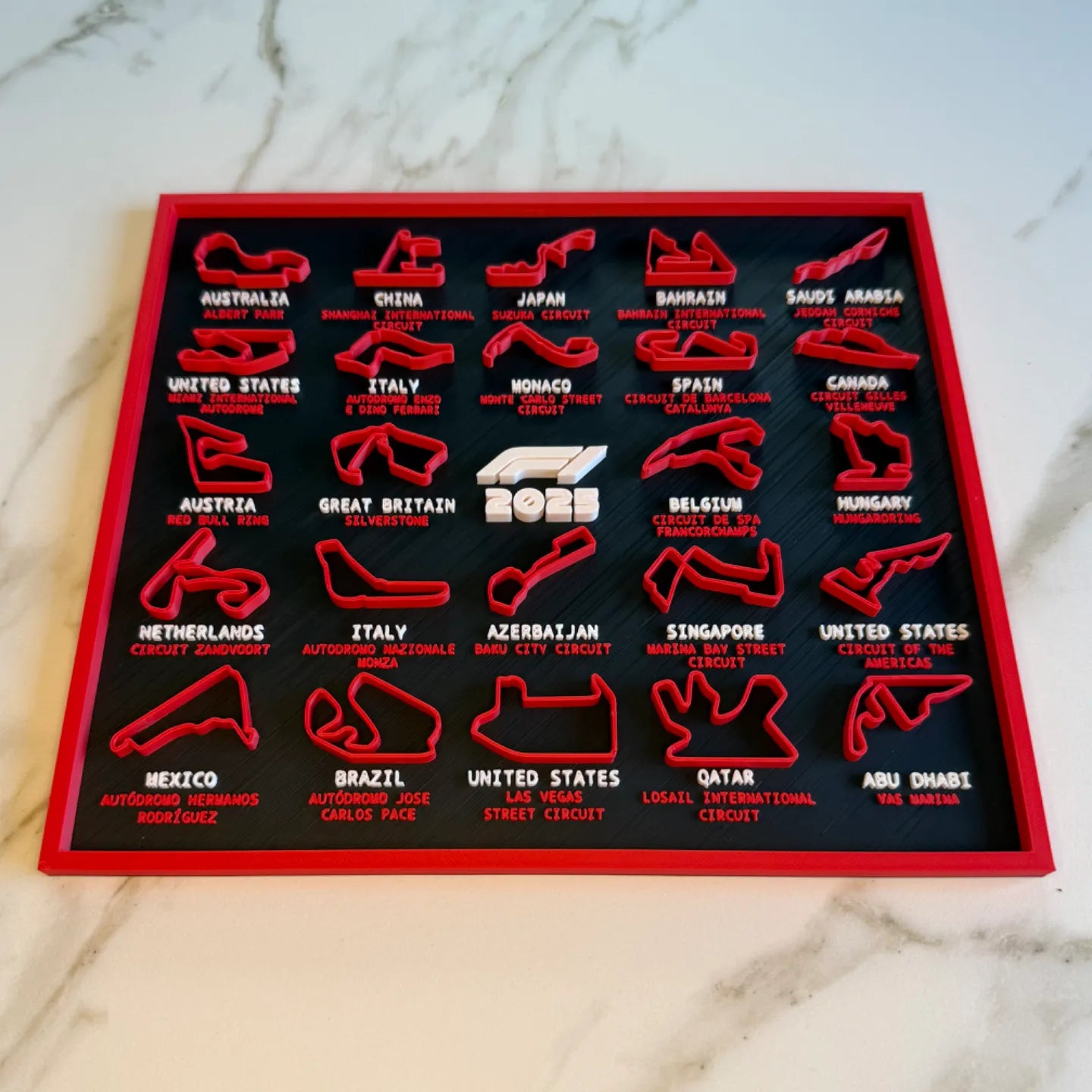 Formula 1 2025 Calendar