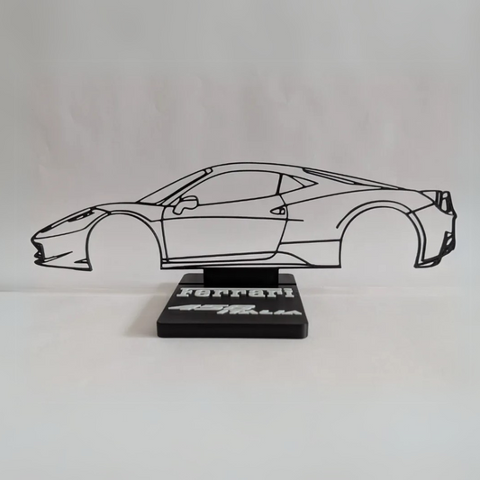 Ferrari 458 Italia silhouette