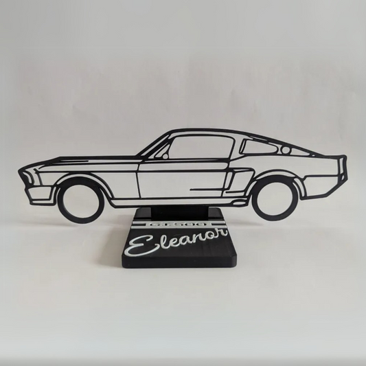 Ford Mustang Shelby GT500 Eleanor silhouette