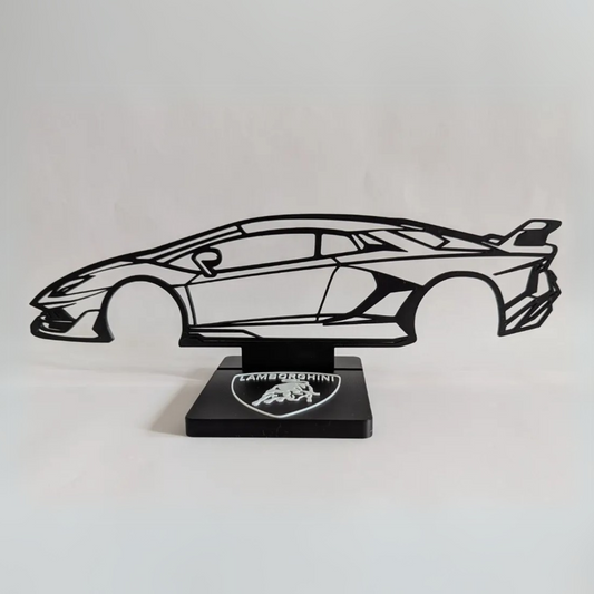 Lamborghini Aventador SVJ silhouette
