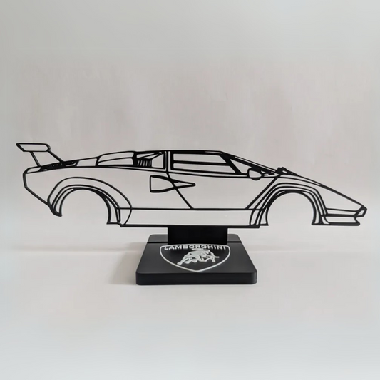 Lamborghini Countach silhouette