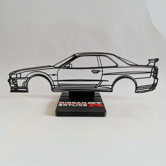 Nissan Skyline GT-R R34 silhouette