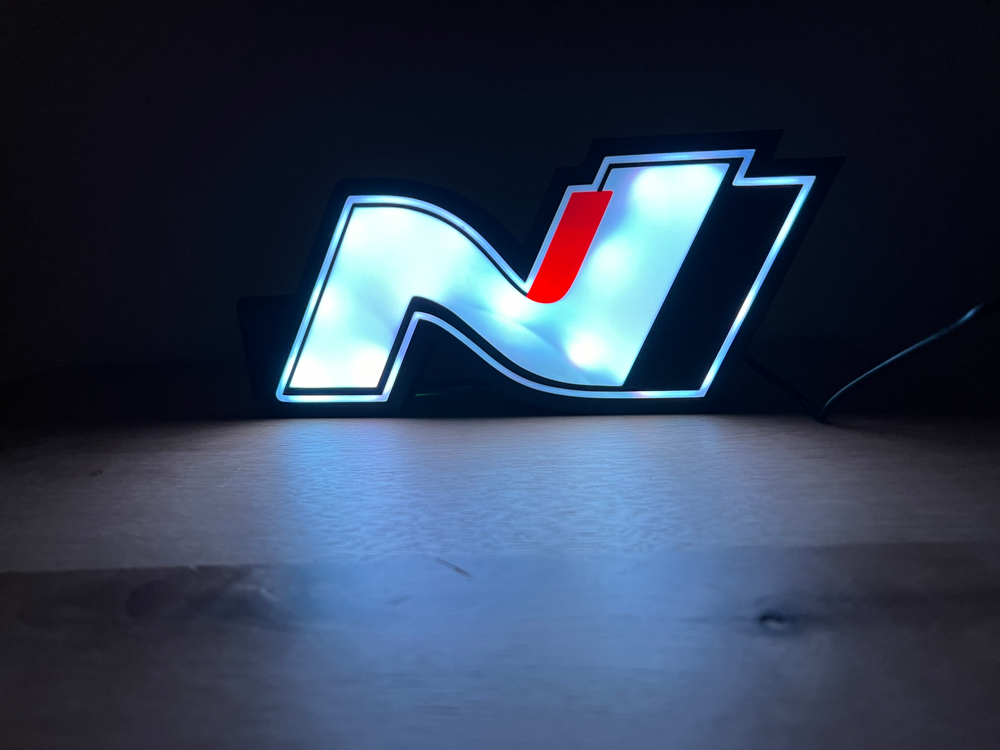 N Hyundai Logo Light Box