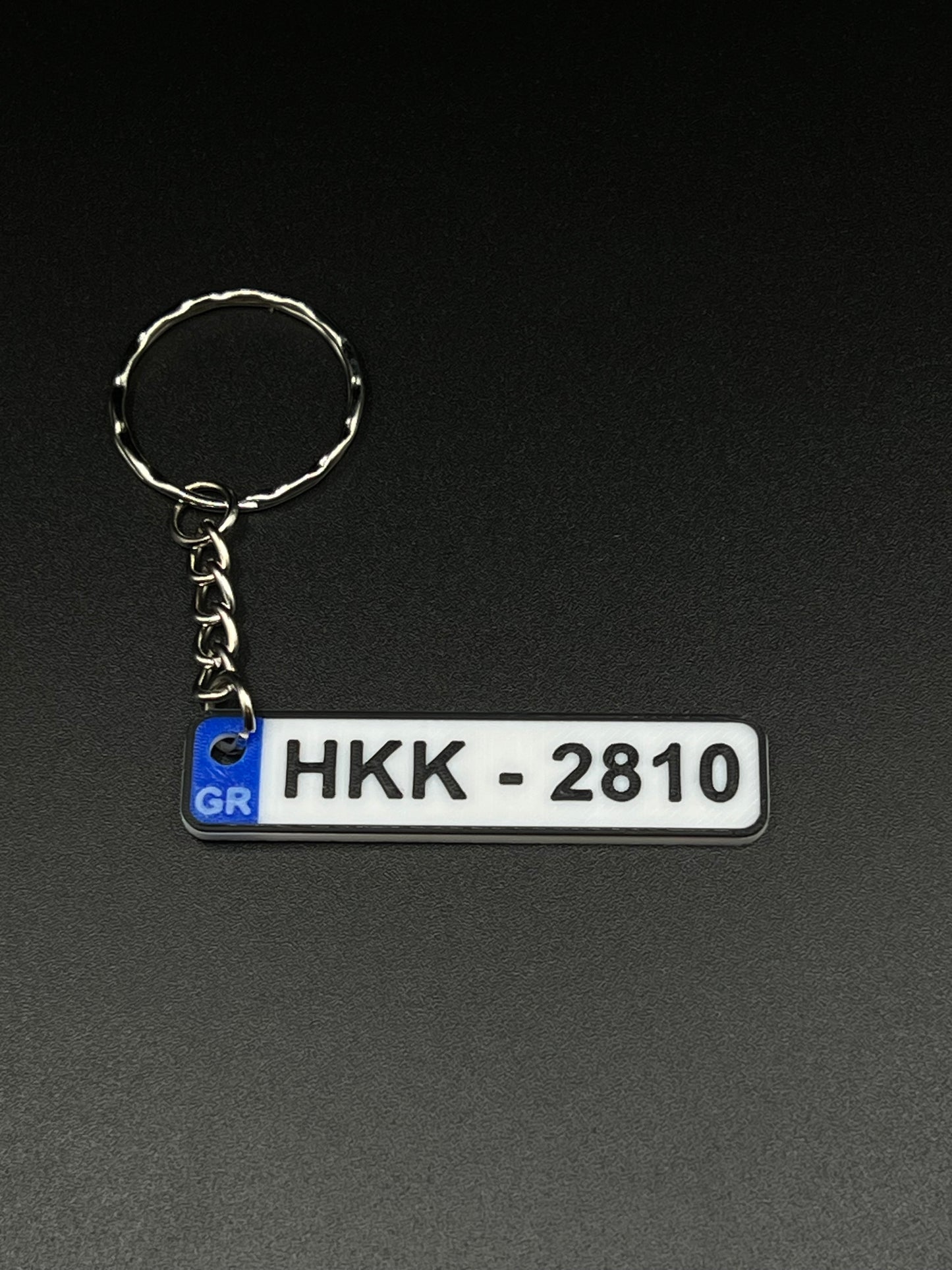 Custom License Plate Keychain