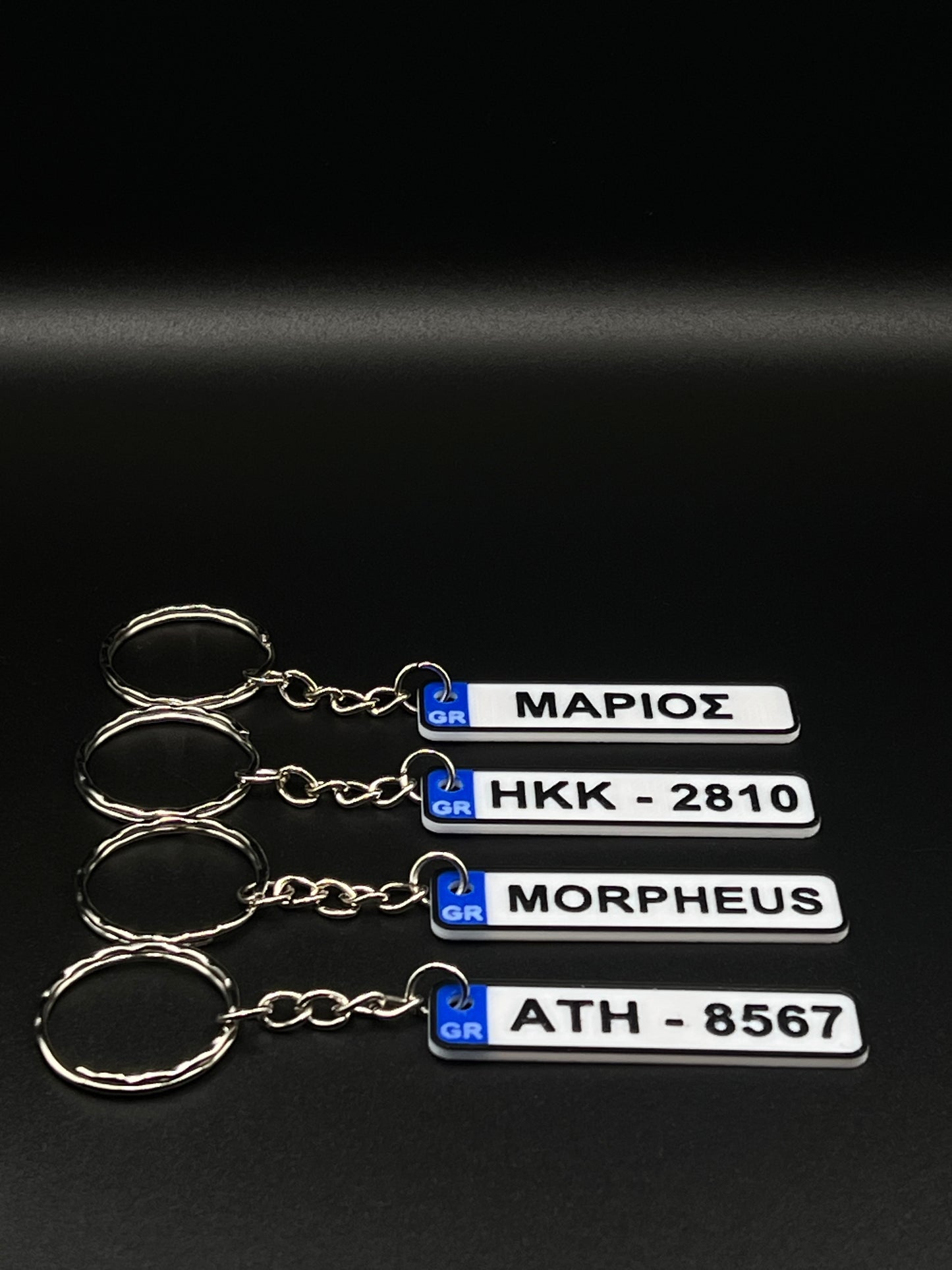 Custom License Plate Keychain