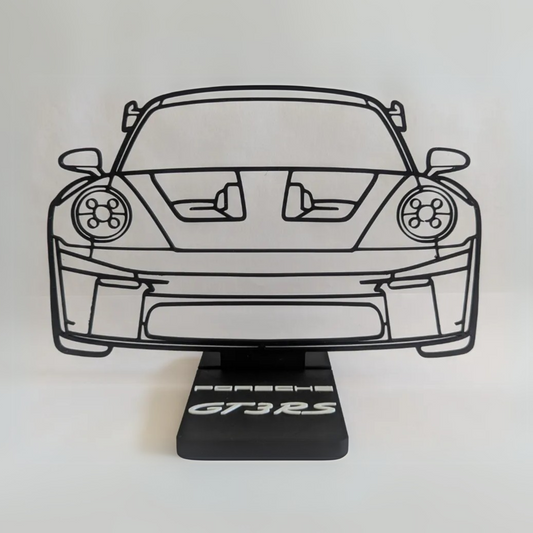 Porsche 911 GT3 RS front silhouette