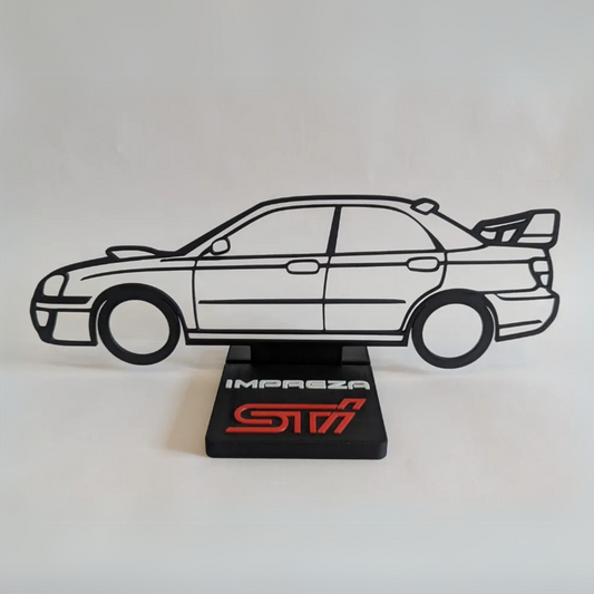 Subaru Impreza WRX STI silhouette